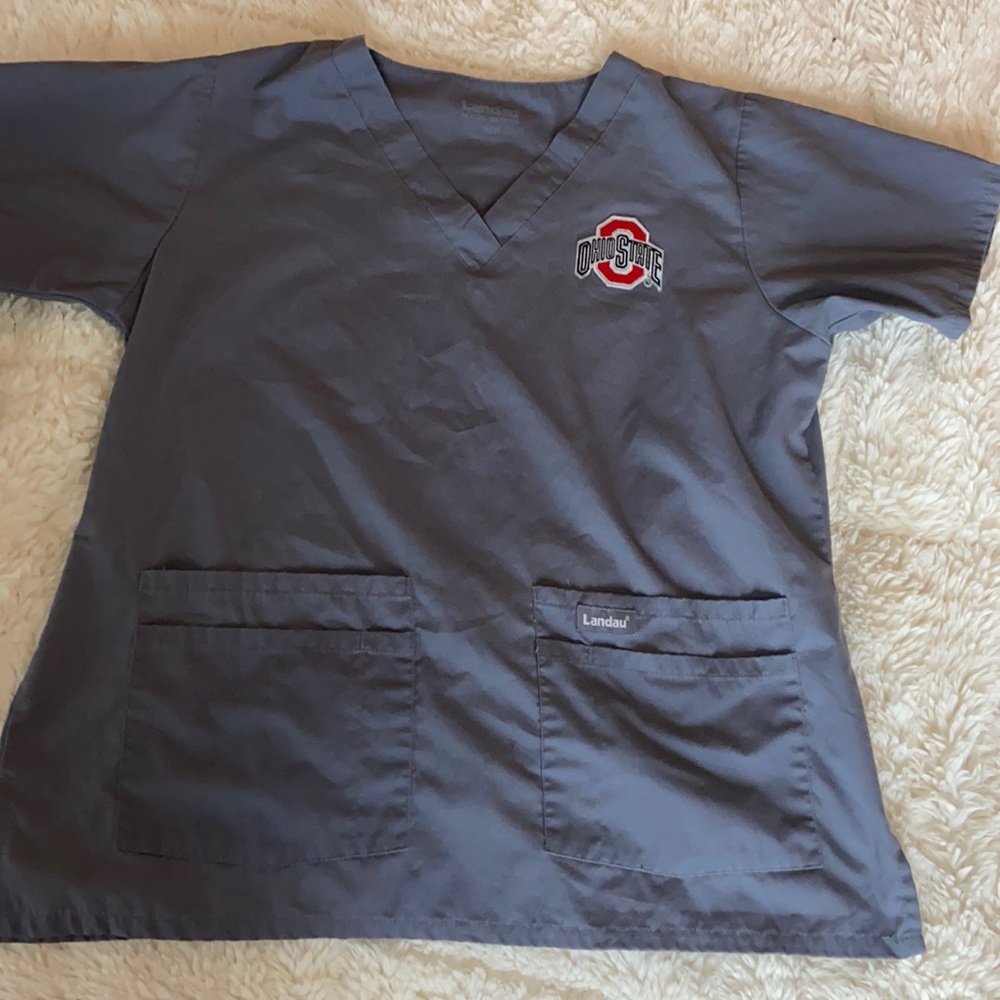 Ohio state scrub top